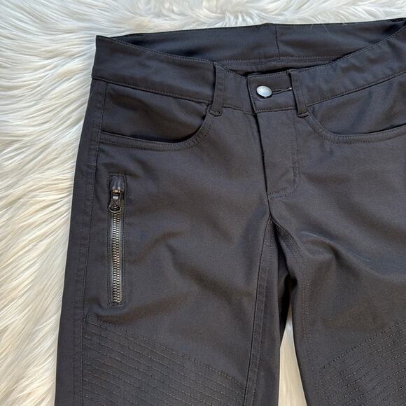 Lululemon Black Bust A Move Skinny Moto Pants - Picture 4 of 9